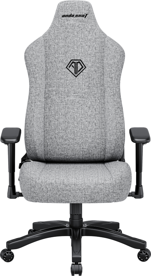 Кресло для геймеров Anda Seat Novis Size L Gray Fabric (AD23-L-01-G-F) - Фото 1