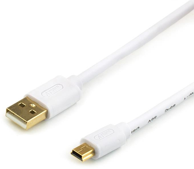 Кабель Atcom USB 2.0 AM to Mini 5P 0.8m (17295) - Фото 1