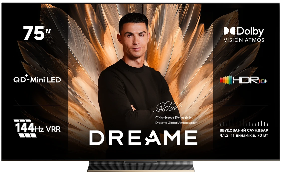 Телевізор Dreame Aura Mini LED 4K 75S100
