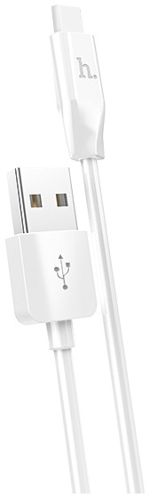 Кабель синхронизации данных HOCO X1 USB to Type-C 3A, 1m White (6957531032045) - Фото 1