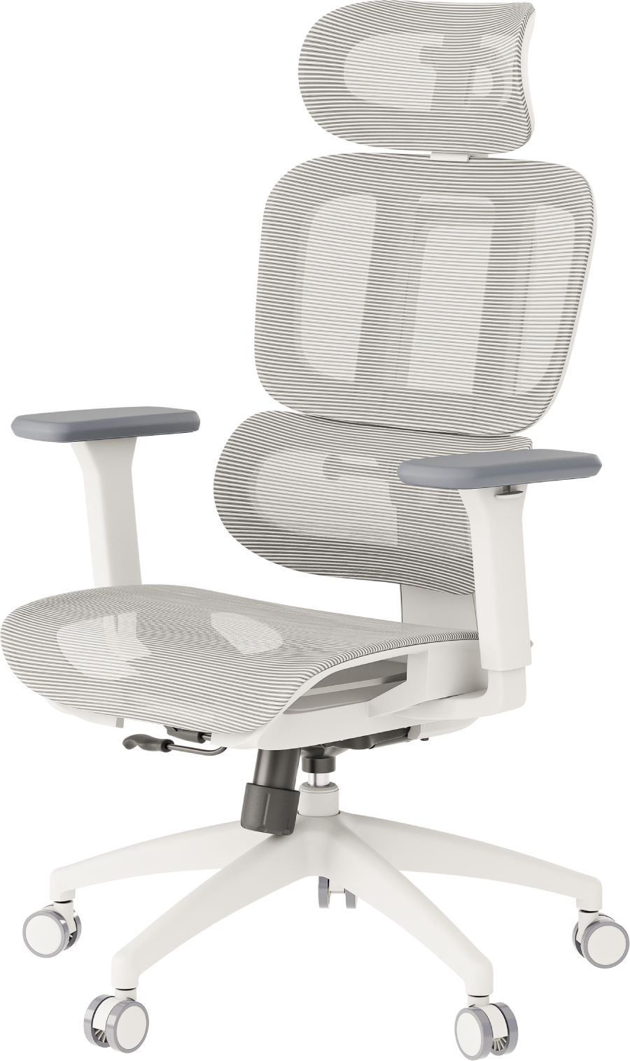Купить Кресло офисное OfficePro Skyline (OC680-W-LG-LG) White/Light Gray - Фото 1 Кресло офисное OfficePro Skyline (OC680-W-LG-LG) White/Light Gray - Фото 1