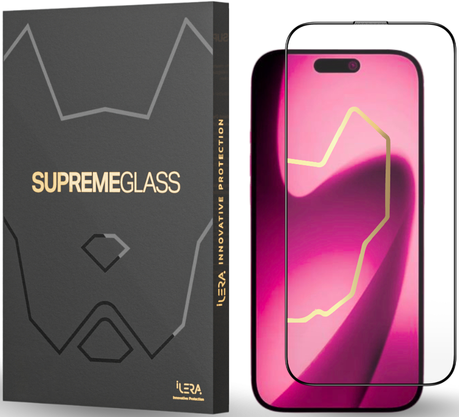 Захисне скло для смартфону ILera DeLuxe Original Glass 2.0 for iPhone 17 (iLFCDL17) - Фото 1