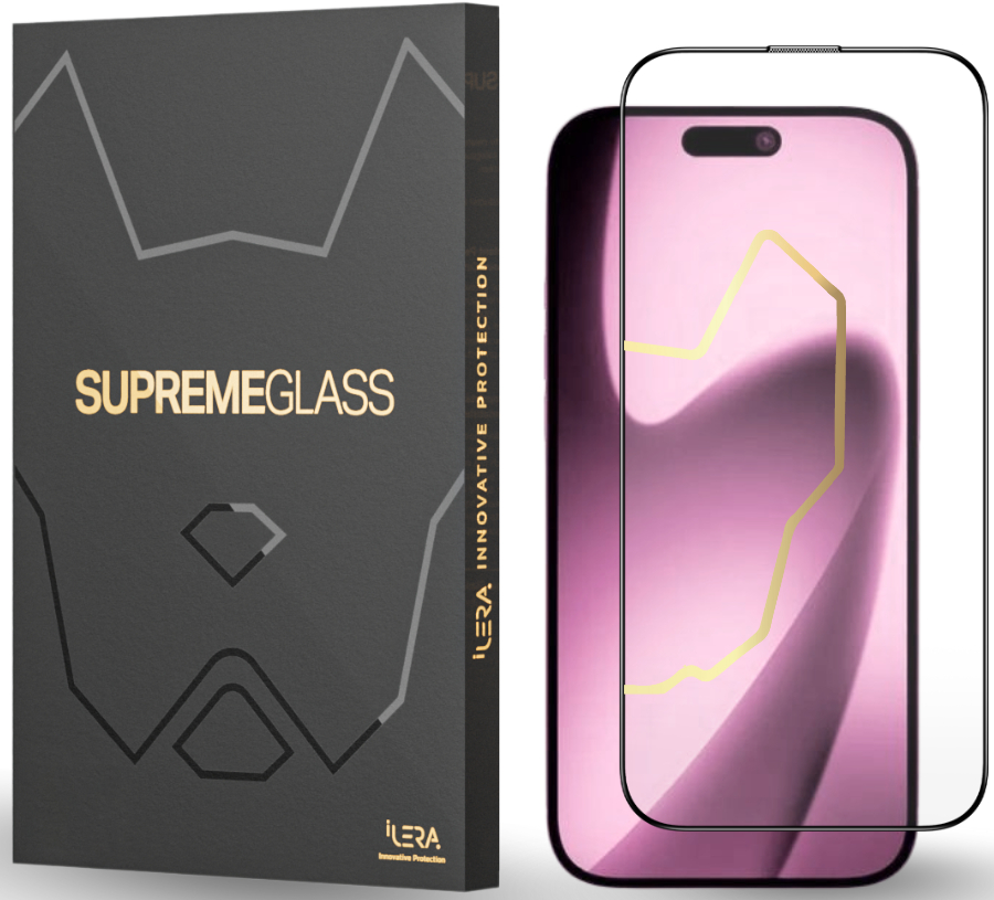 Защитное стекло для смартфона ILera DeLuxe Original Glass 2.0 for iPhone 17 Pro (iLFCDL17Pr) - Фото 1