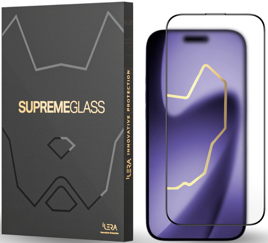 Захисне скло для смартфону ILera FrostedGlass 2.0 for iPhone 17 (iLFrGl17) - Фото 1