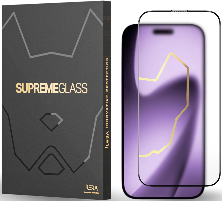 Захисне скло для смартфону ILera FrostedGlass 2.0 for iPhone 17 Air (iLFrGl17Air) - Фото 1