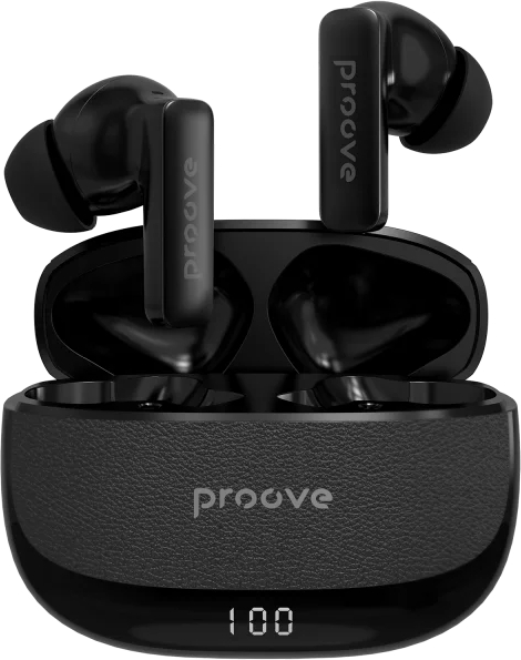 Купити Навушники вкладиші бездротові TWS Proove Dreamer TWS with ANC Black (TWDM0001AP01) - Фото 1 Навушники вкладиші бездротові TWS Proove Dreamer TWS with ANC Black (TWDM0001AP01) - Фото 1