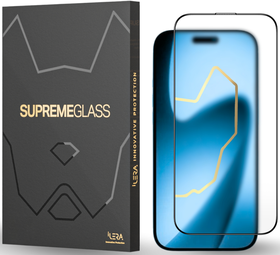 Захисне скло для смартфону ILera FrostedGlass 2.0 for iPhone 17 Pro Max (iLFrGl17PrMx) - Фото 1