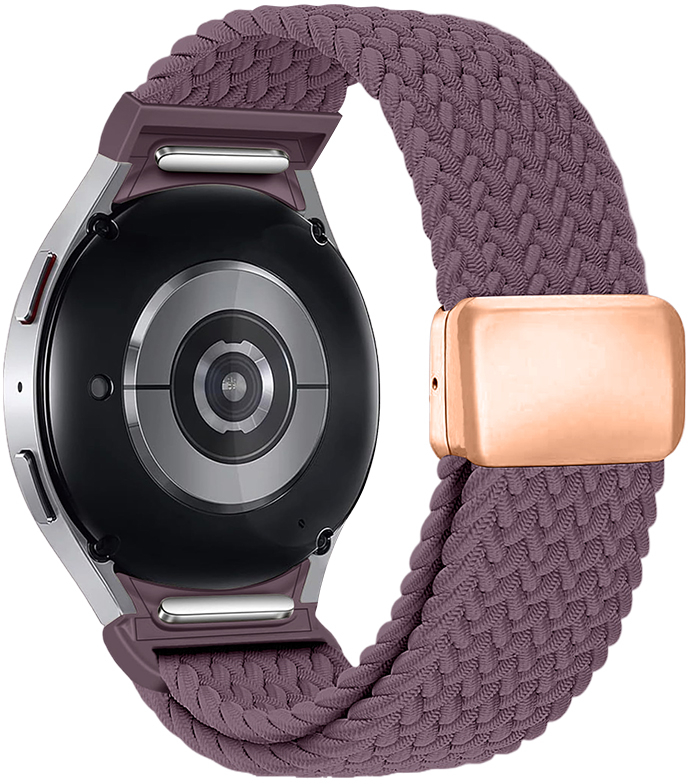 Ремешок для смарт-часов Armorstandart Braided Solo Loop for Samsung Galaxy Watch 7 / FE / 6 / 6 Classic / 5 / 5 Pro / 4 / 4 Classic Dusty Rose (ARM86838) - Фото 1