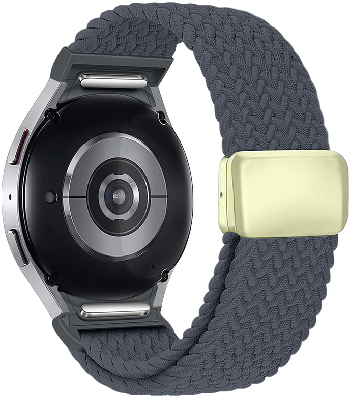 Ремешок для смарт-часов Armorstandart Braided Solo Loop for Samsung Galaxy Watch 7 / FE / 6 / 6 Classic / 5 / 5 Pro / 4 / 4 Classic Charcoal (ARM86839) - Фото 1