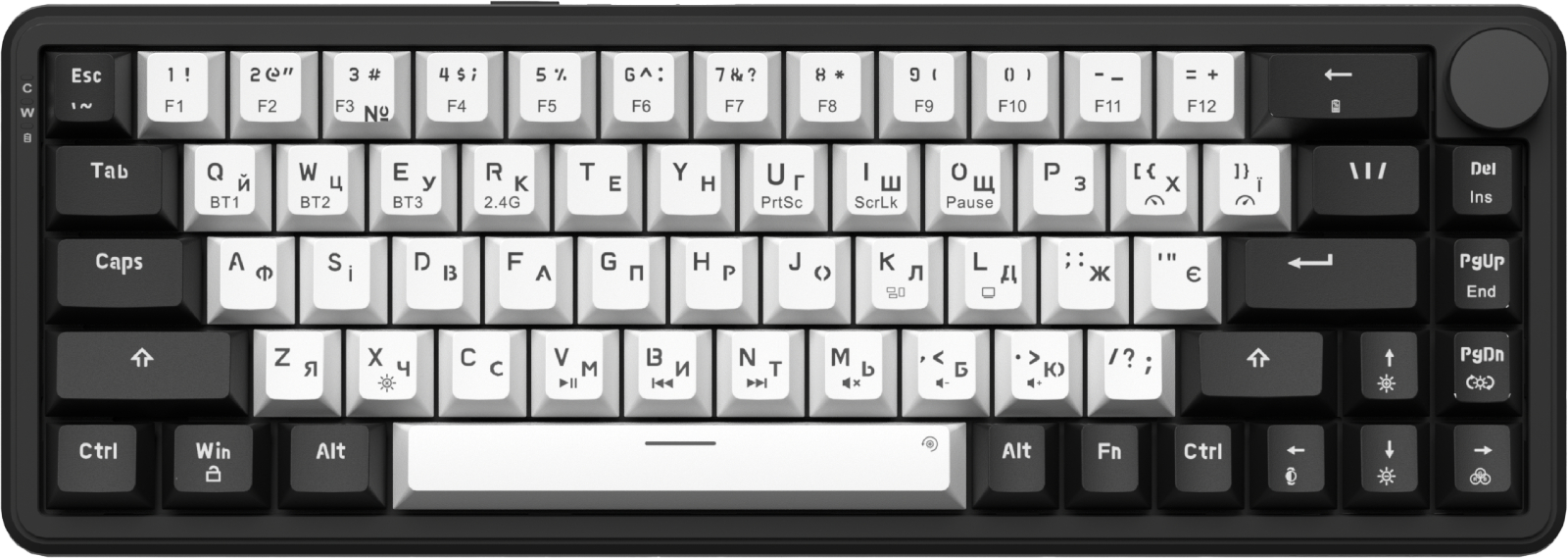 Клавиатура беспроводная игровая GamePro Asgard Valhalla  (MK210B Pro) - Фото 1