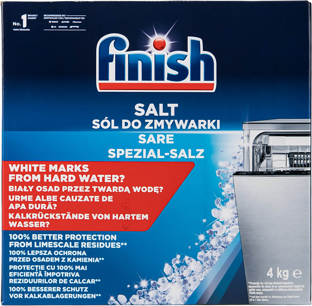 Сіль для посудомийної машини Finish Calgonit Salt Засіб для пом'якшення води 4 кг