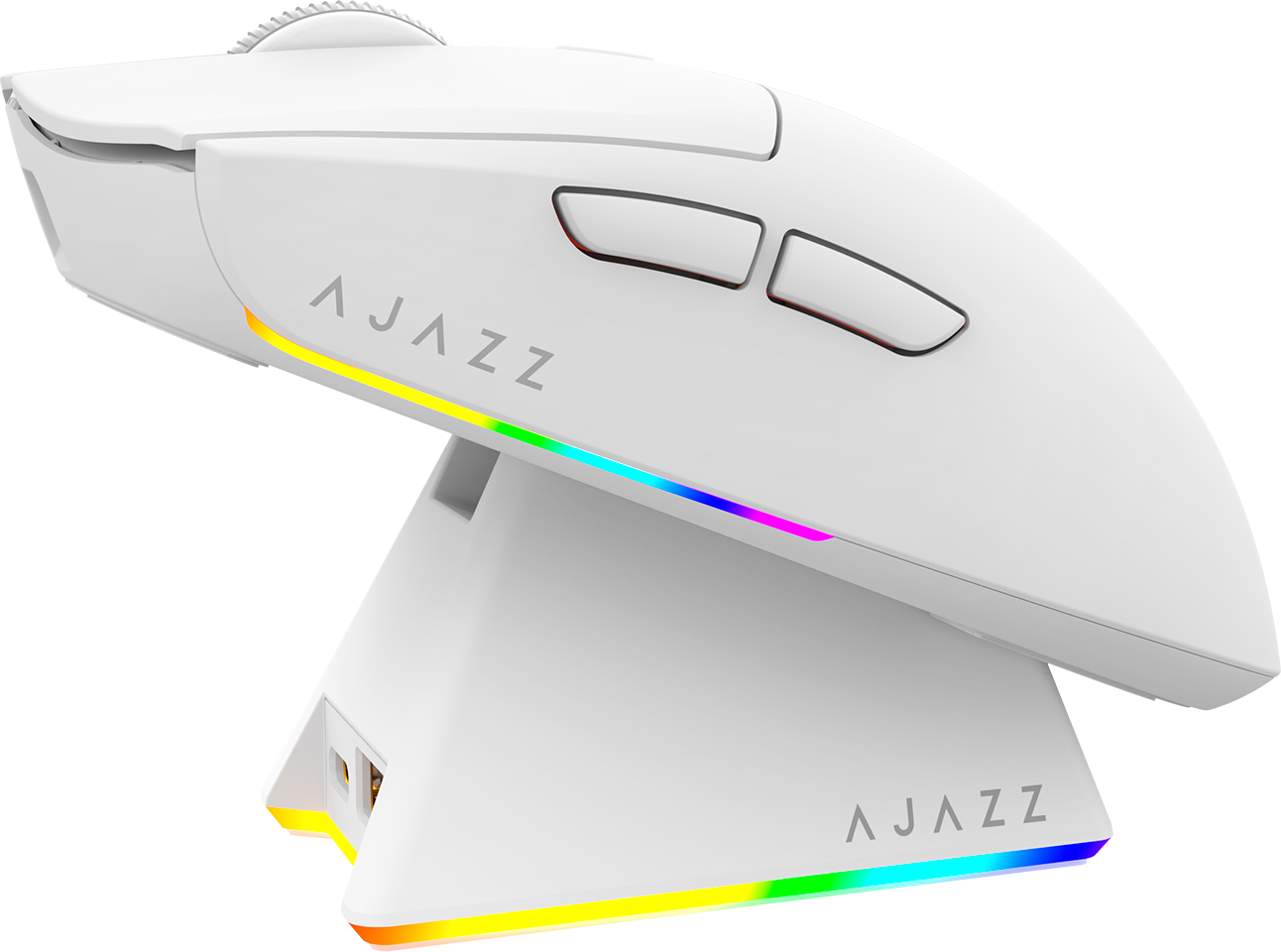 Миша бездротова ігрова Ajazz AJ139 V2 MC-3 Mod-White-Pixart  3311 (AJ139-V2-MC-W) - Фото 1