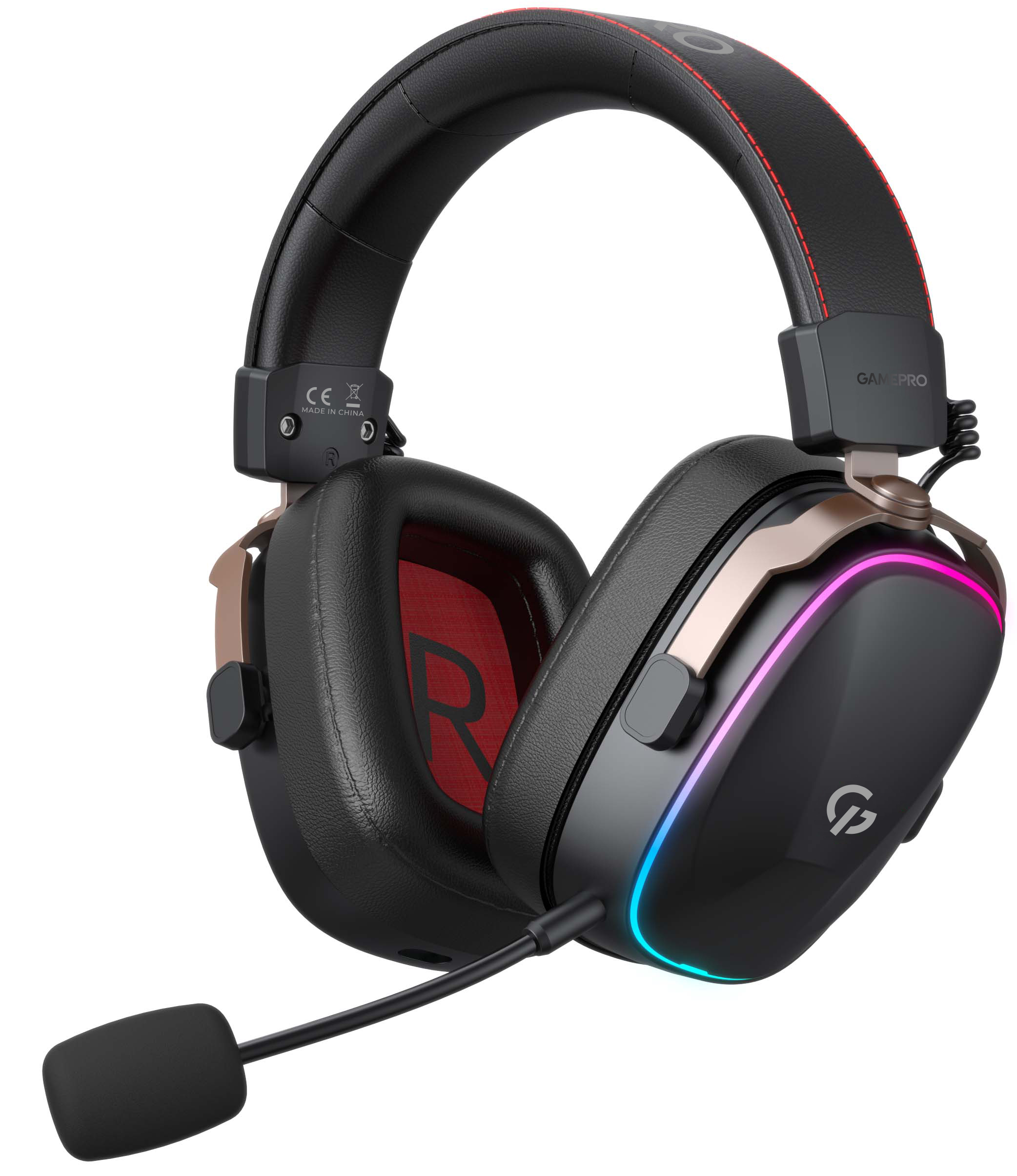 Гарнитура беспроводная игровая GamePro Asgard Valkyria RGB Tri-Mod (HSW249B) - Фото 1