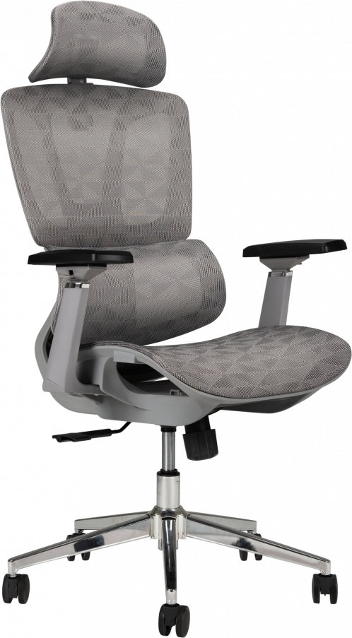 Кресло офисное GT Racer B-123A-S Gray - Фото 1