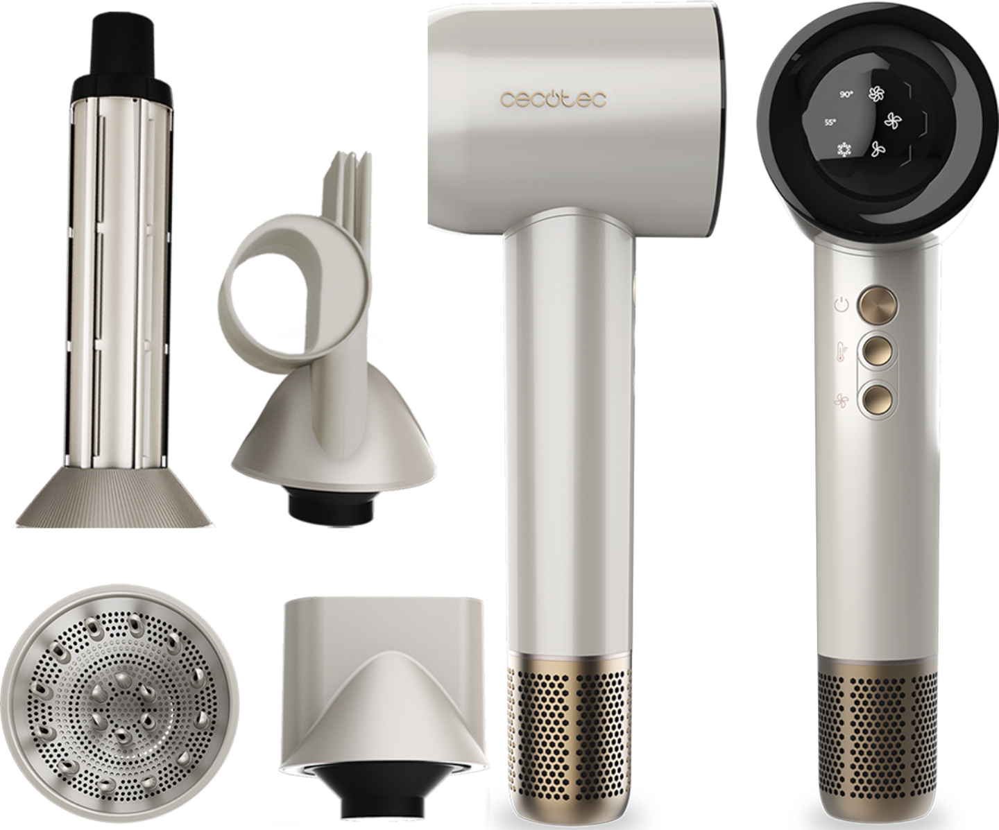 Стайлер Cecotec DryGlam Waves Champagne 4in1 (A01_EU01_103715) - Фото 1