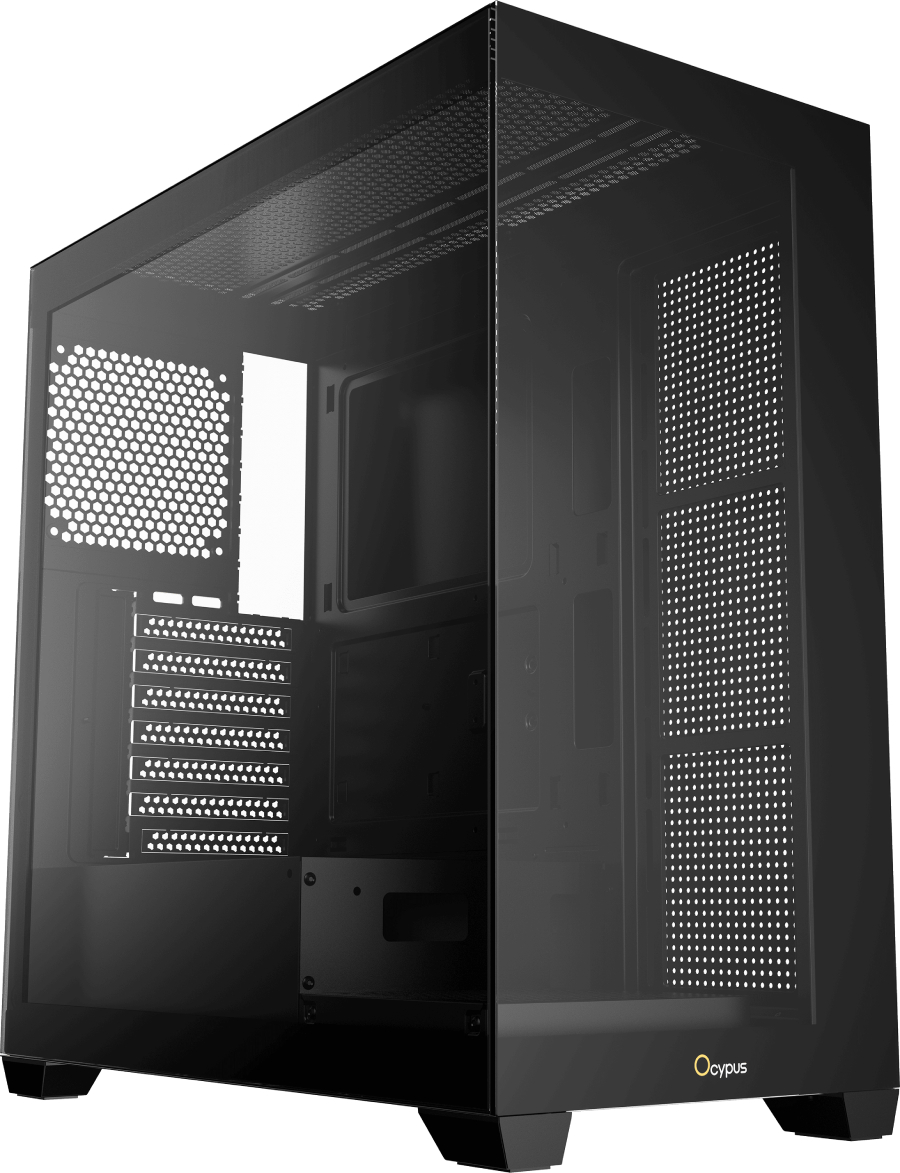 Корпус OCYPUS ATX W/O PSU GAMMA C72 BK (GAMMA-C72-BKD000XX-GL) - Фото 1
