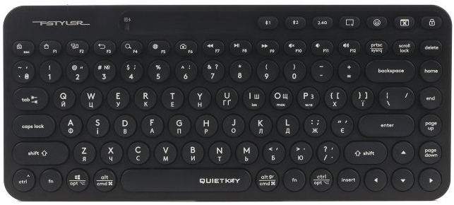 Клавиатура беспроводная A4tech FBK36C AS (Black) - Фото 1