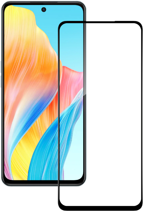 Защитное стекло для смартфона ACCLAB Full Glue for Oppo A98 Black (1283126583520) - Фото 1