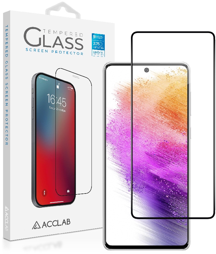 Защитное стекло для смартфона ACCLAB Full Glue for Samsung A73 5G (1283126522505) - Фото 1