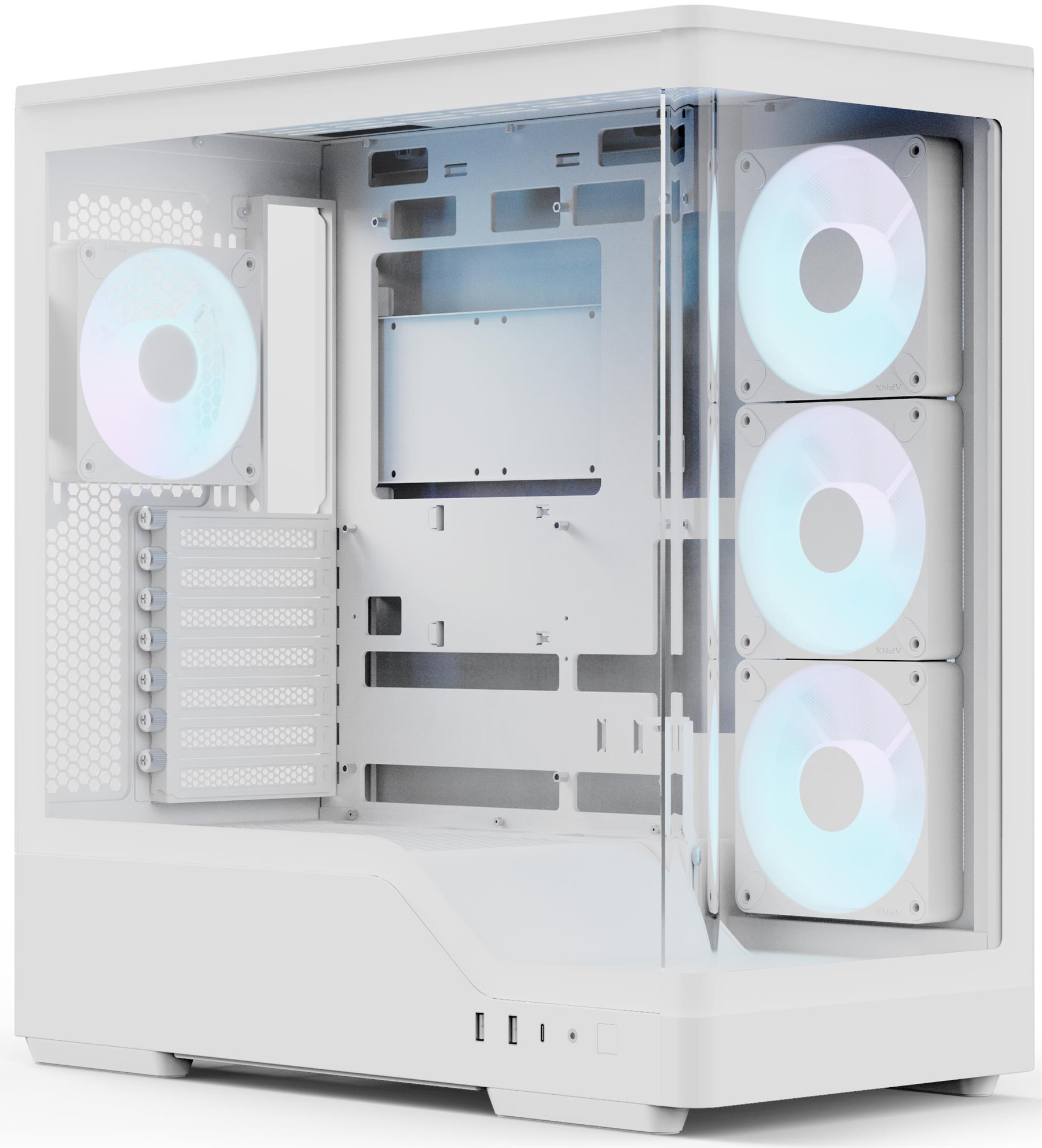 Корпус AEROCOOL P500A-WT-v1 White (ACCM-PN08143.21) - Фото 1