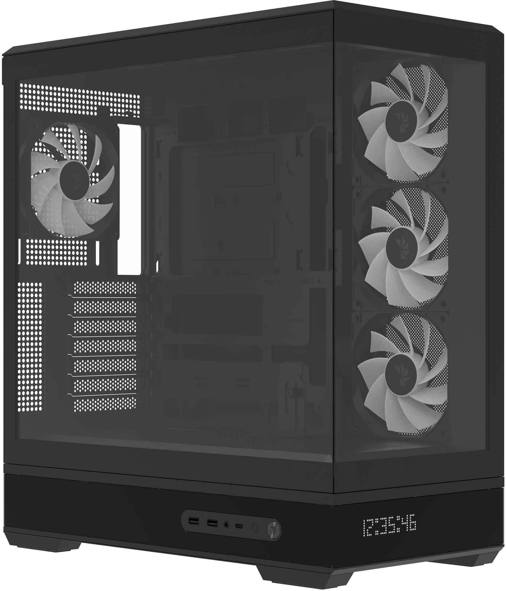 Корпус AEROCOOL P500B Digi-BK-v1 Black (ACCM-PN09143.11) - Фото 1