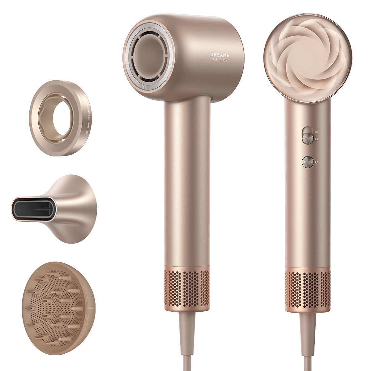 Фен Dreame Hair Glory Mix High-speed Hair Dryer-Gold (AHD18) - Фото 1