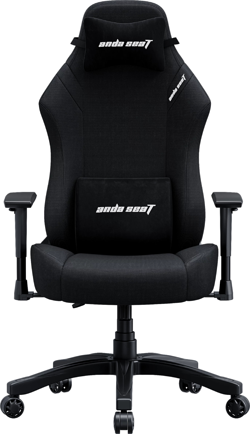 Кресло для геймеров Anda Seat Luna Size L Black Fabric (AD18-44-B-F) - Фото 1