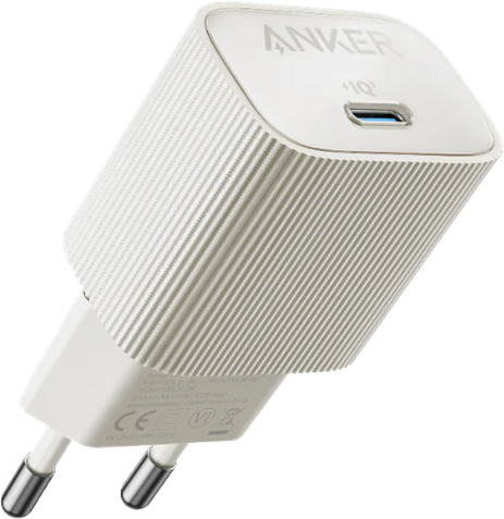 Сетевое зарядное устройство Anker PowerPort 511 Nano IV - 30W USB-C White (A2337G21) - Фото 1