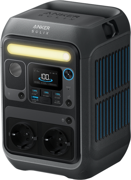 Зарядная станция универсальная Anker SOLIX C300X - 288Wh/AC 300W (A1723311) - Фото 1