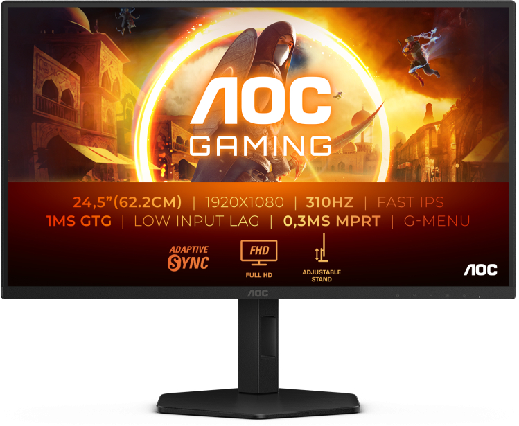 Монитор игровой AOC 25G4SXU Black - Фото 1