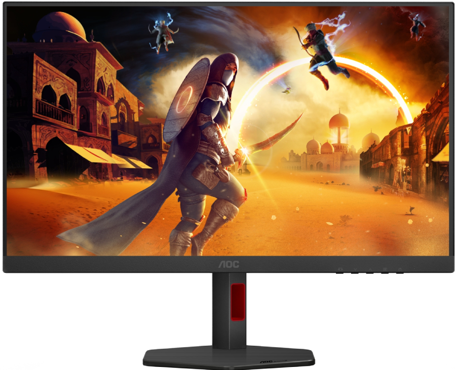 Монитор игровой AOC U27G4R Black-Red - Фото 1