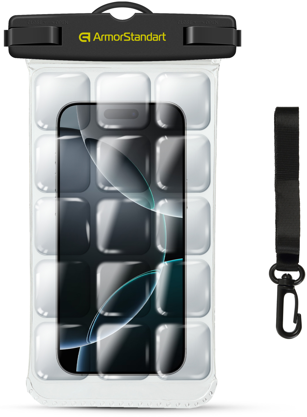 Чохол для смартфону Armorstandart CapsulePro Waterproof Floating Case Black (ARM59232) - Фото 1