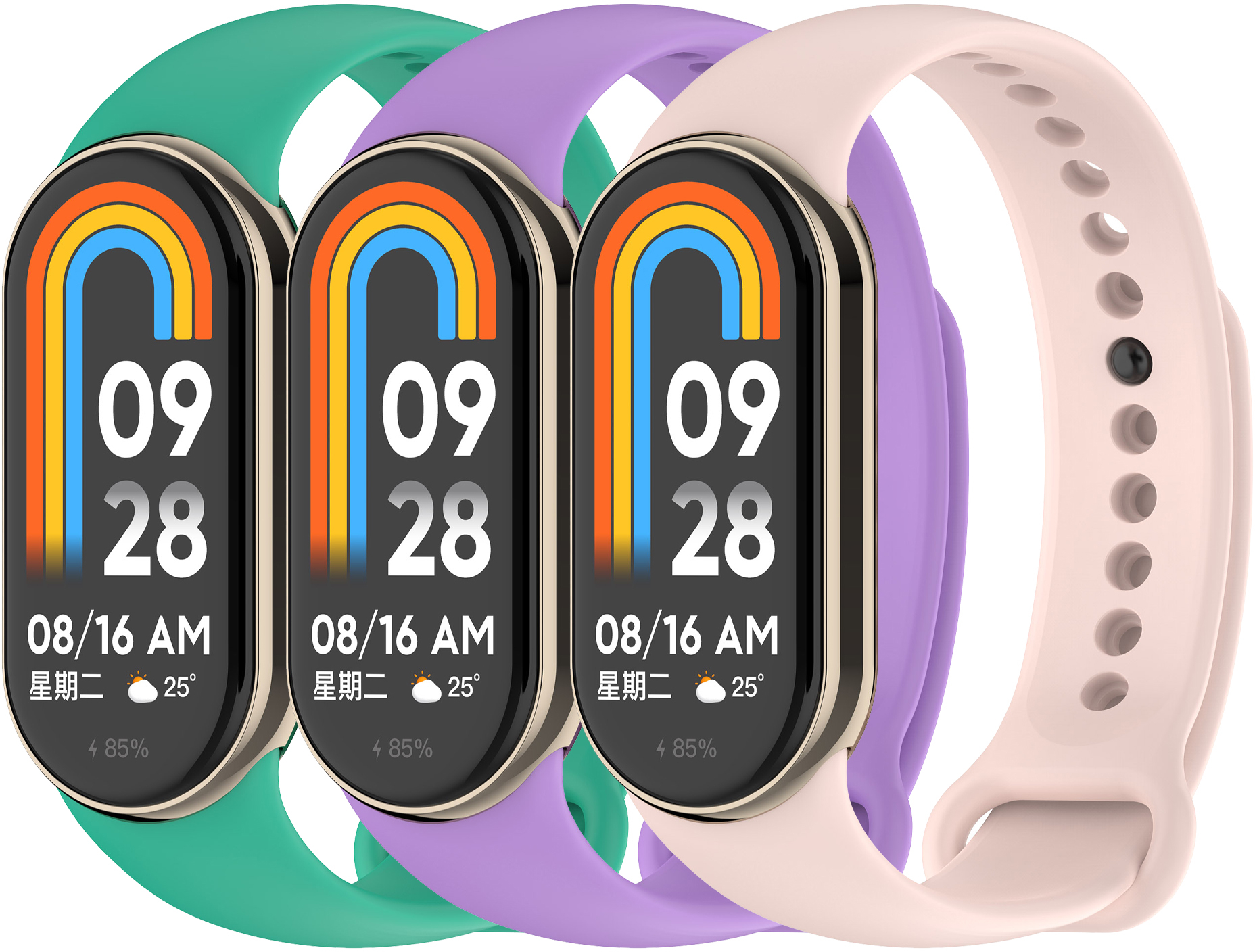Ремешок для фитнес-браслета ArmorStandart for Xiaomi Mi Band 9/8 Spring (ARM75720) - Фото 1