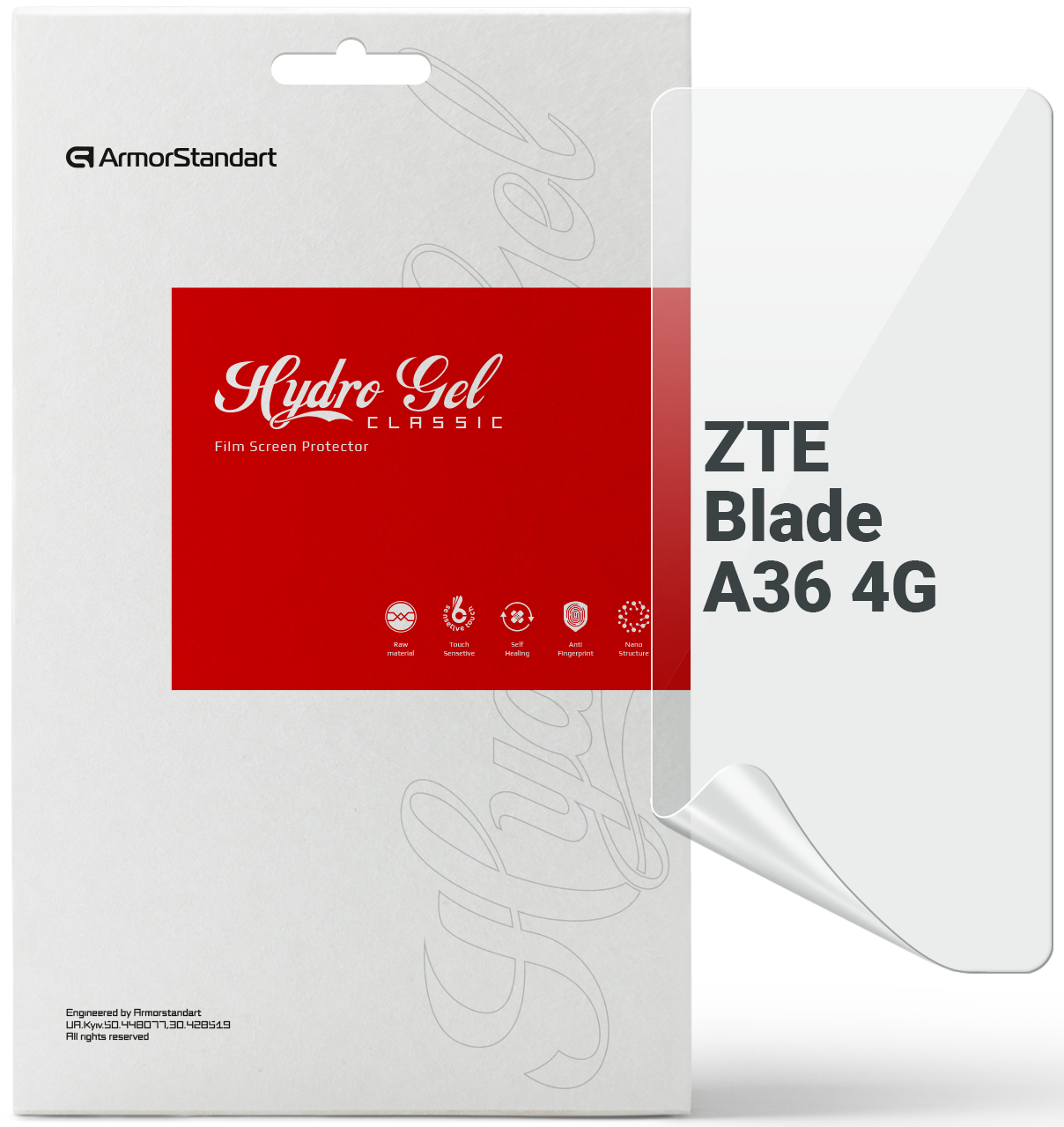 Захисна плівка для смартфону Armorstandart for ZTE Blade A36 4G (ARM88875) - Фото 1