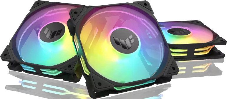 Корпусный вентилятор Asus TUF GAMING TR120 FAN ARGB BLACK 3IN1 - Фото 1