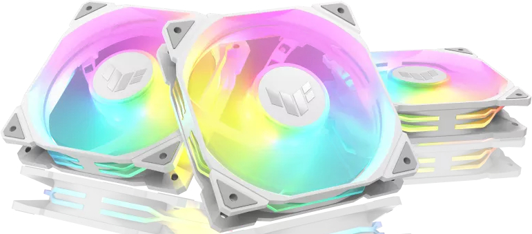 Корпусный вентилятор Asus TUF GAMING TR120 FAN ARGB REVERSE WHITE 3IN1 - Фото 1