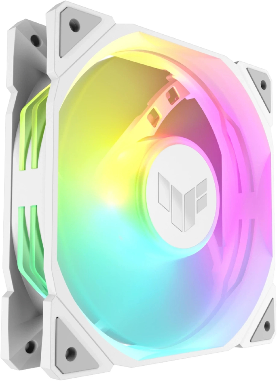 Корпусный вентилятор Asus TUF GAMING TR120 FAN ARGB WHITE - Фото 1