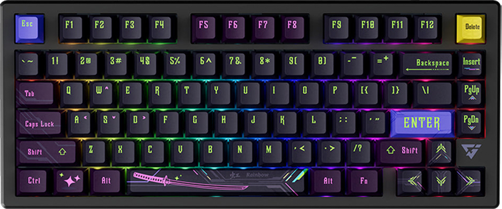Клавиатура проводная игровая ATK RS7 eSports Hall Effect ENG (ATK-RS7-PRO-RGB) - Фото 1