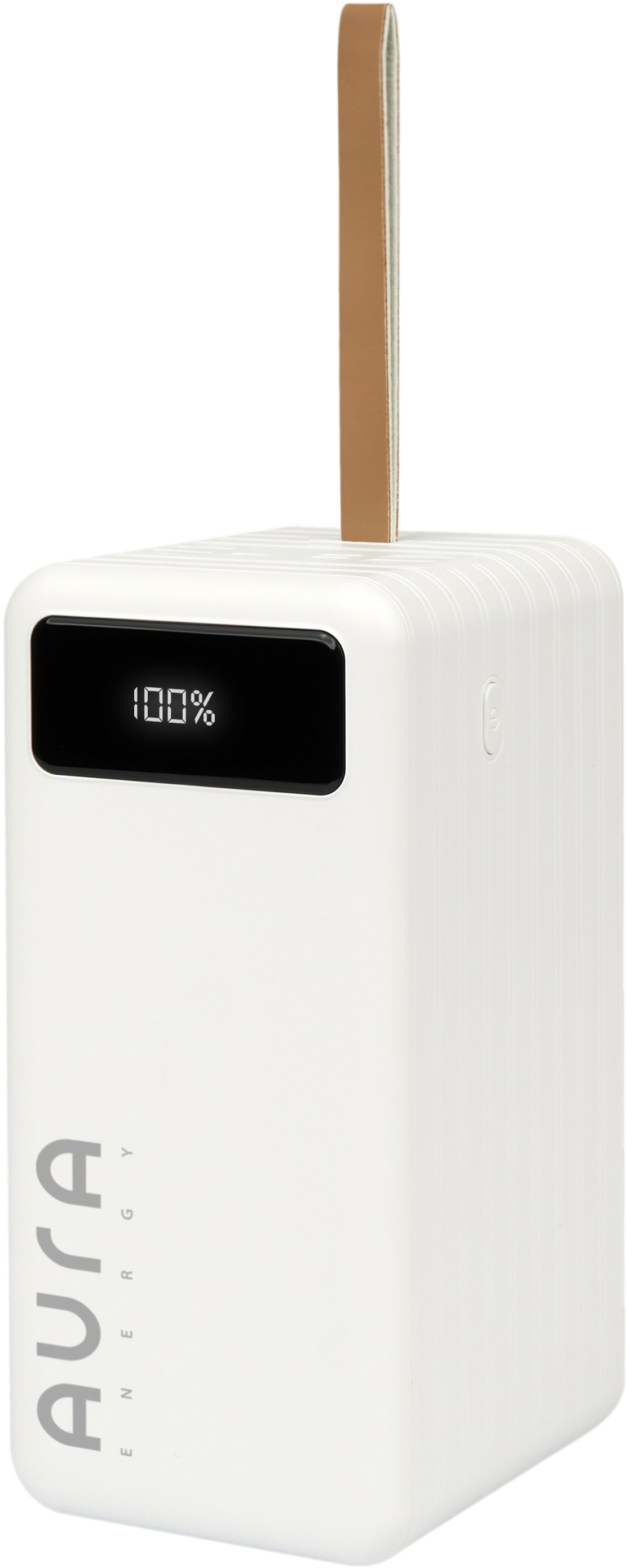 Батарея мобильная Aura NRG-P100 100000 mAh 22.5W White (PBANRG-P100W) - Фото 1