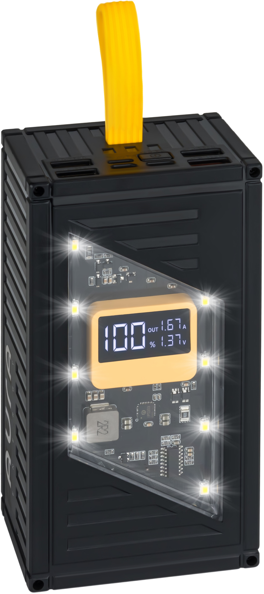 Батарея мобильная Aura NRG-P30 30000 mAh 22.5W Black (PBANRG-P30B) - Фото 1