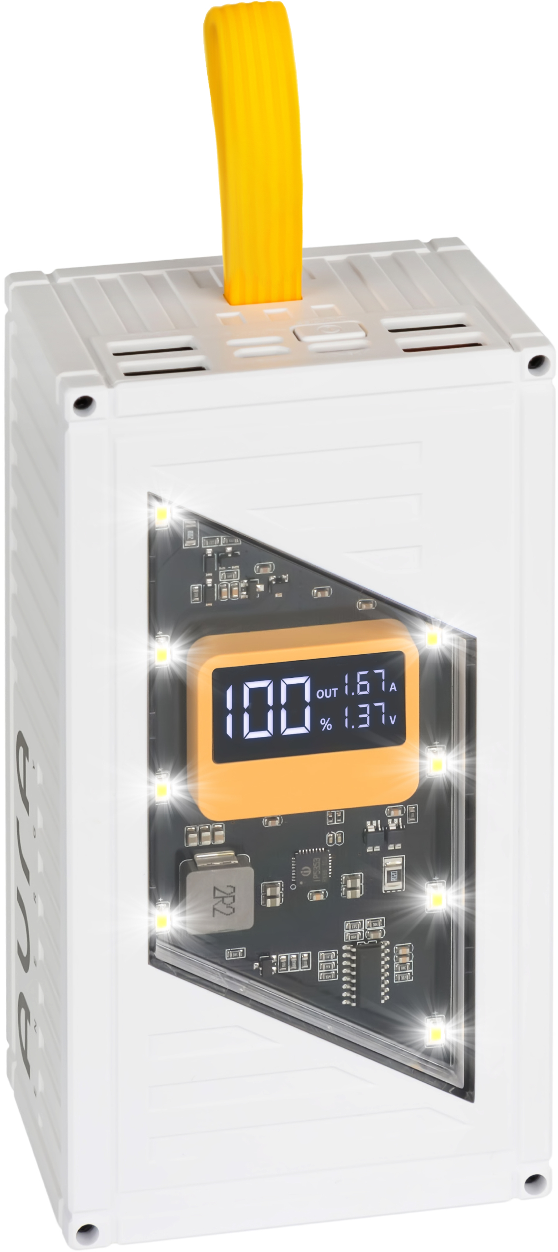 Батарея мобильная Aura NRG-P30 30000 mAh 22.5W White (PBANRG-P30W) - Фото 1