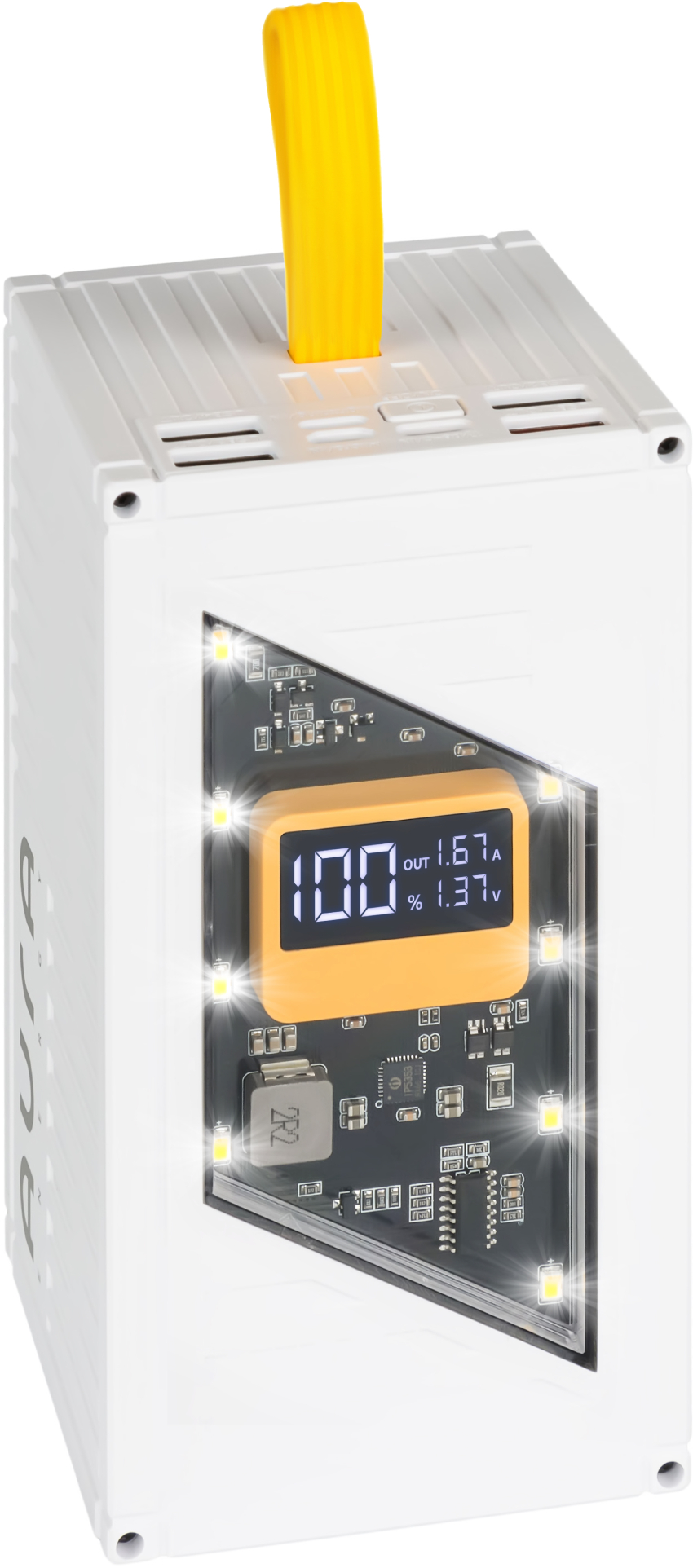 Батарея мобильная Aura NRG-P50 50000 mAh 22.5W White (PBANRG-P50W) - Фото 1