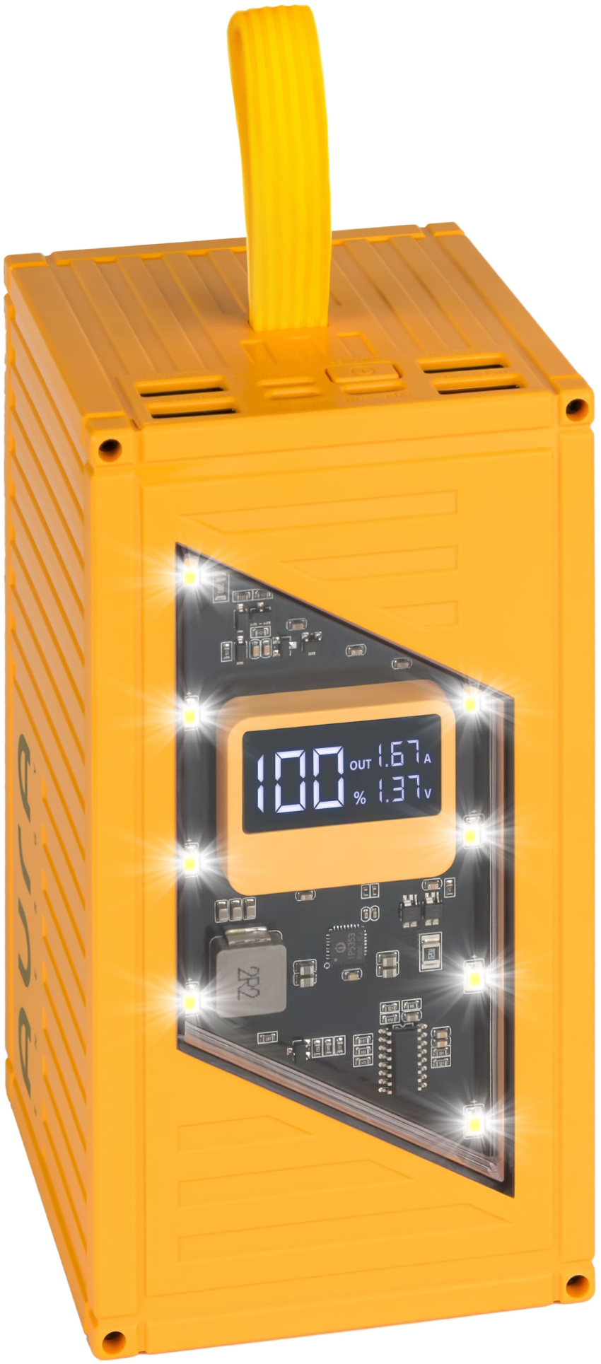 Батарея мобильная Aura NRG-P50 50000 mAh 22.5W Yellow (PBANRG-P50Y) - Фото 1