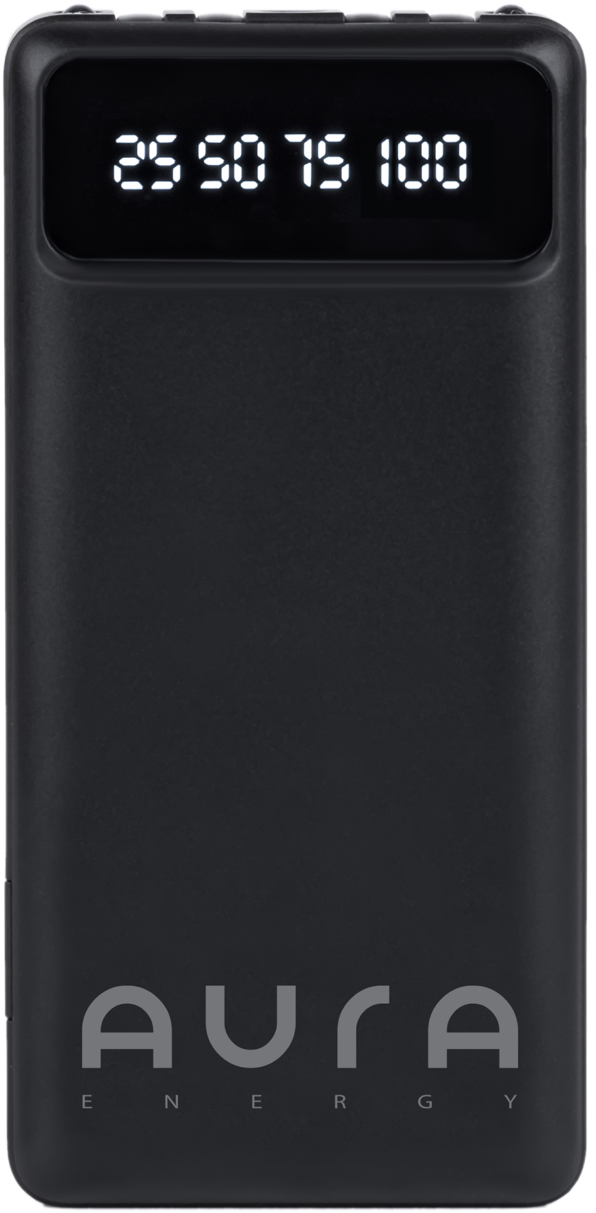 Батарея мобильная Aura NRG10 10000 mAh Black (PBANRG10B) - Фото 1