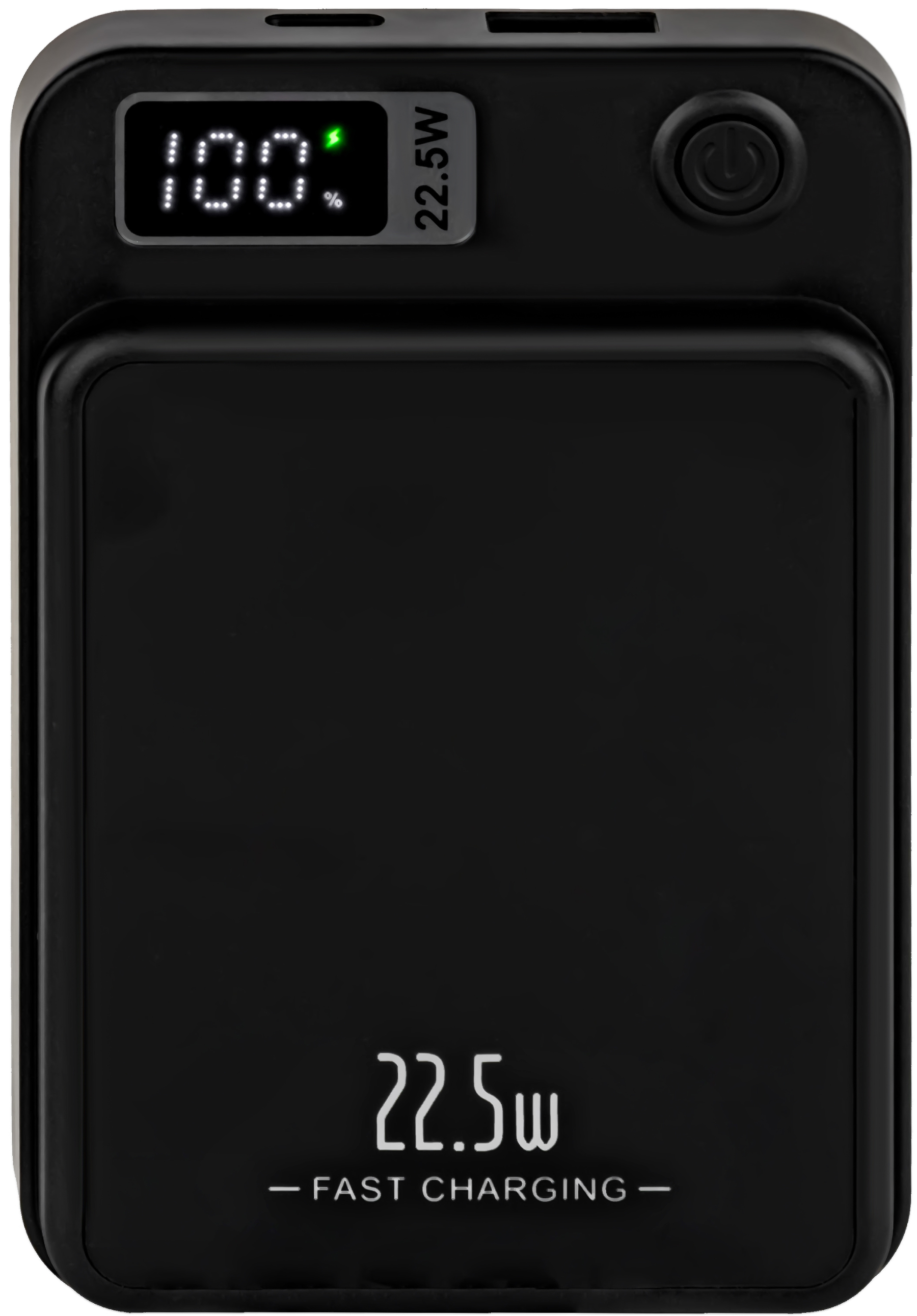 Уценка - Батарея мобильная Aura NRG10W 10000 mAh 22.5W Wireless charging Black (PBANRG10WB) - Фото 1