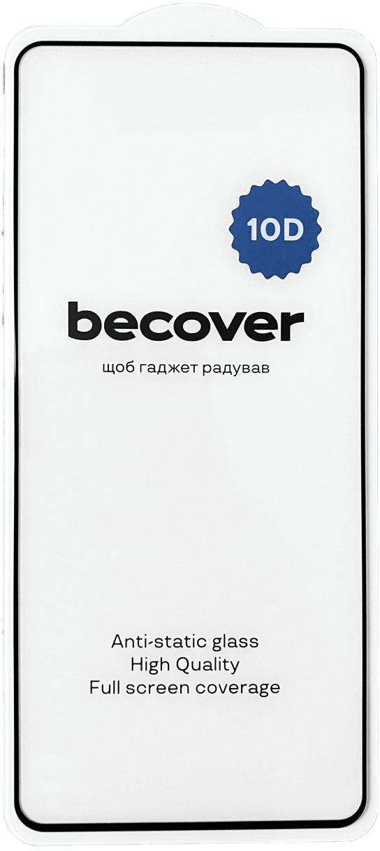 Защитное стекло для смартфона BeCover Motorola Moto G54/G54 Power 10D Black (711824) - Фото 1