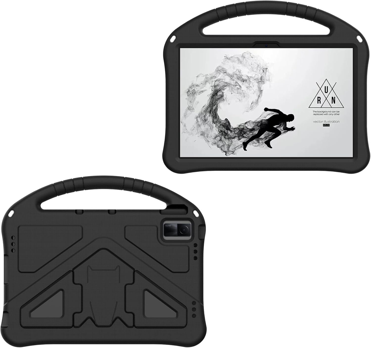 Чехол для планшета BeCover Protected Cover с креплением for Xiaomi Redmi Pad SE 11'' Black (711883) - Фото 1