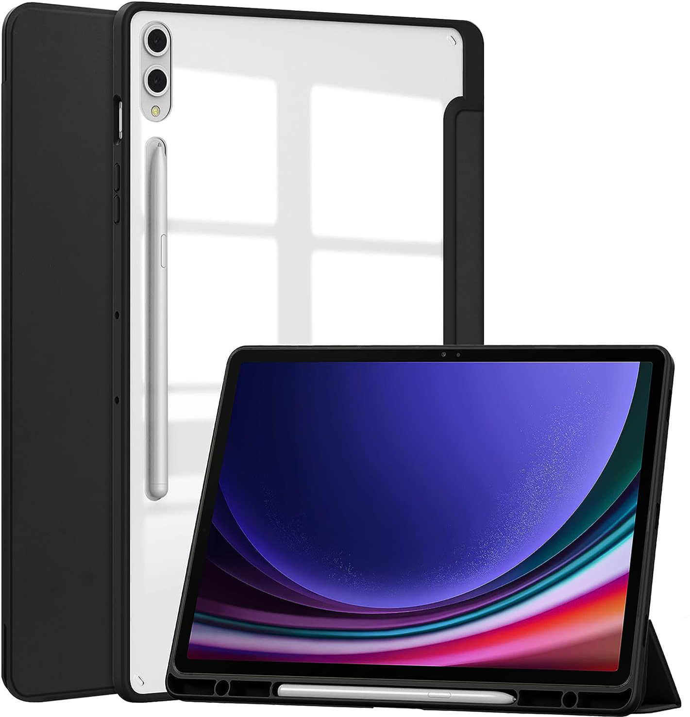 Чехол для планшета BeCover Soft Edge for Samsung Galaxy Tab S9 Plus (SM-X810/SM-X816)/S9 FE Plus (SM-X610/SM-X616) 12.4" (710404) - Фото 1
