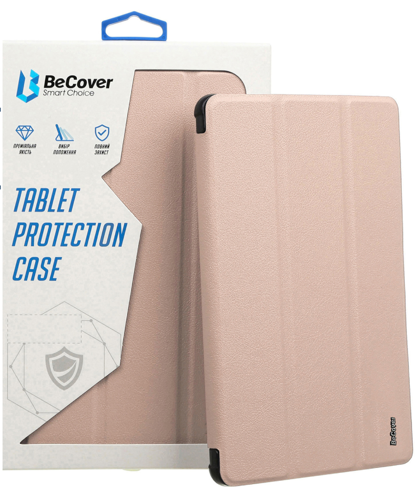 Чехол для планшета BeCover Tri Fold Hard for Apple iPad 10.2 2019/2020/2021 Pink (711127) - Фото 1