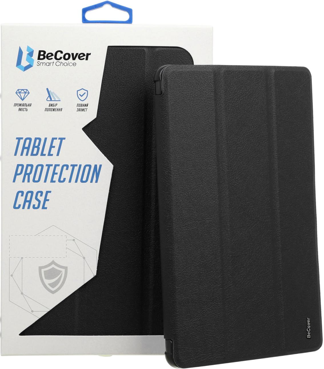 Чехол для планшета BeCover Tri Fold Hard for Apple iPad Air (4/5) 2020/2022 10.9'' Black (709661) - Фото 1